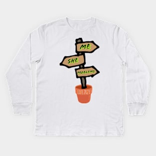 Signboard Kids Long Sleeve T-Shirt